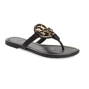 Tory Burch Metal Miller Calf leather Sandals
